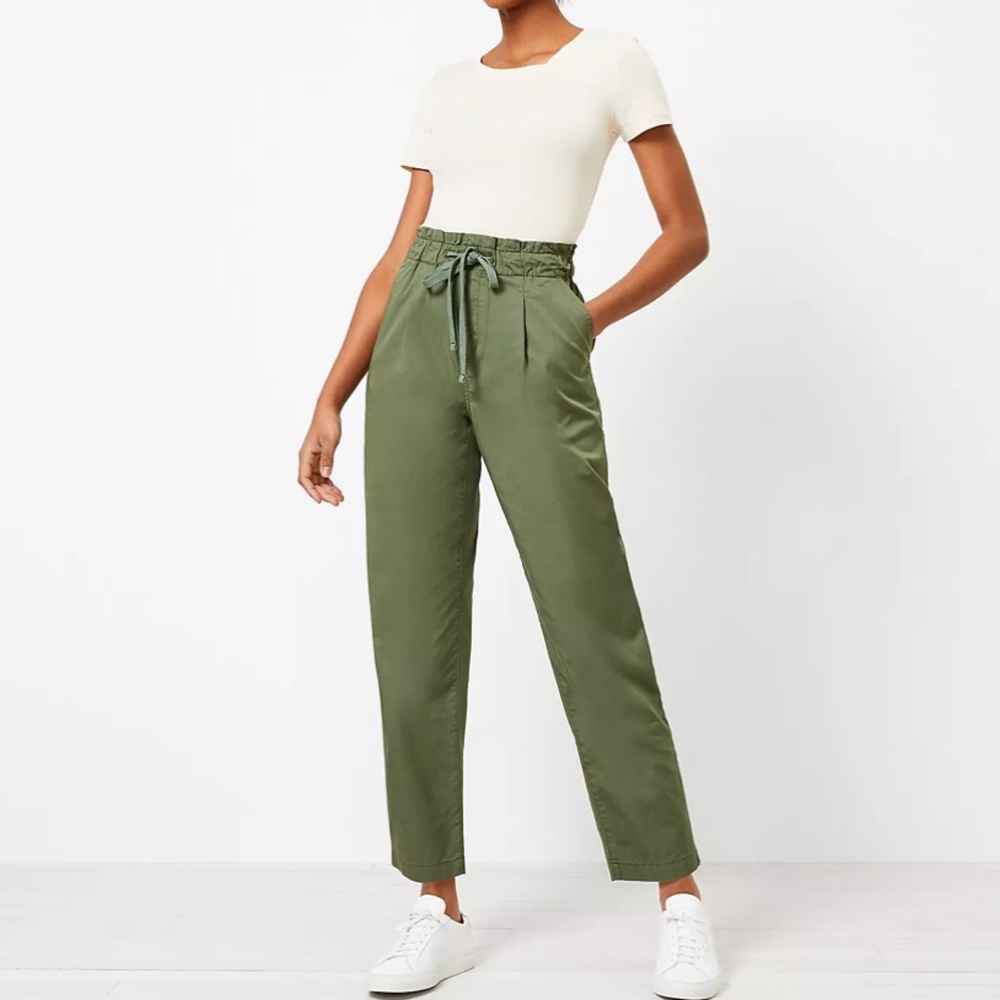 LOFT poplin jogger pants